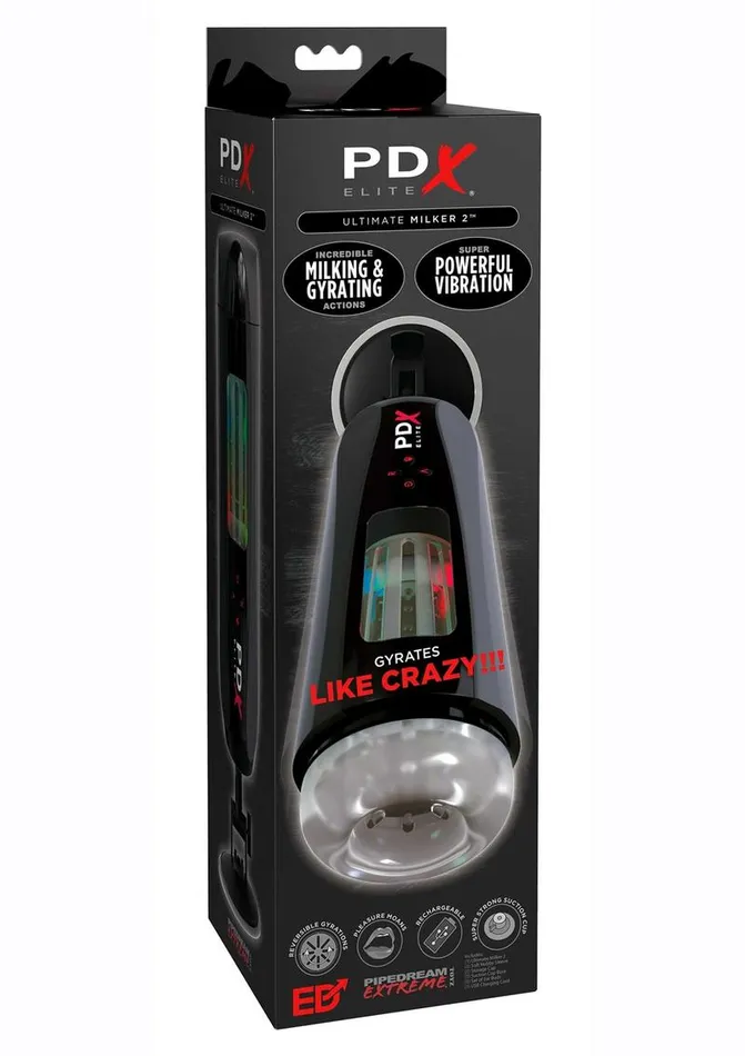 Pdx Elite Ultimate Milker 2 Rechargeable Masturbator PDX Elite Male Sex Toys