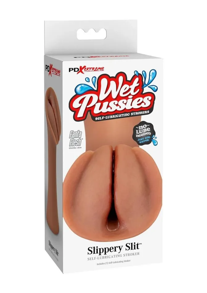 Pdx Extreme Wet Pussies Slippery Slit Self Lubricating Stroker Pipedream Extreme Toyz Male Sex Toys