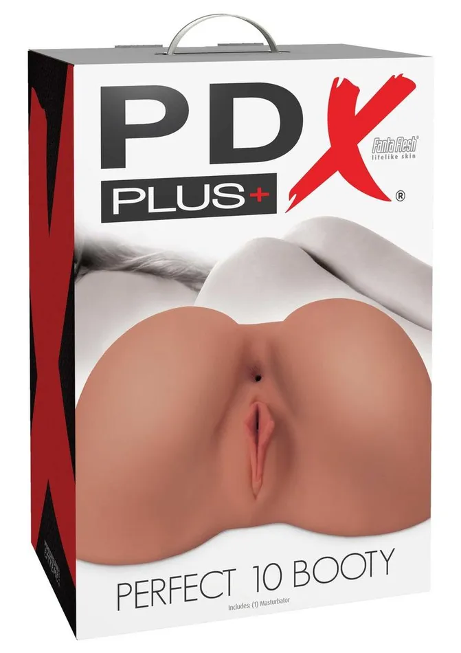 PDX Plus Male Sex Toys Pdx Plus Perfect 10 Booty Realistic Pussy and Ass Masturbator