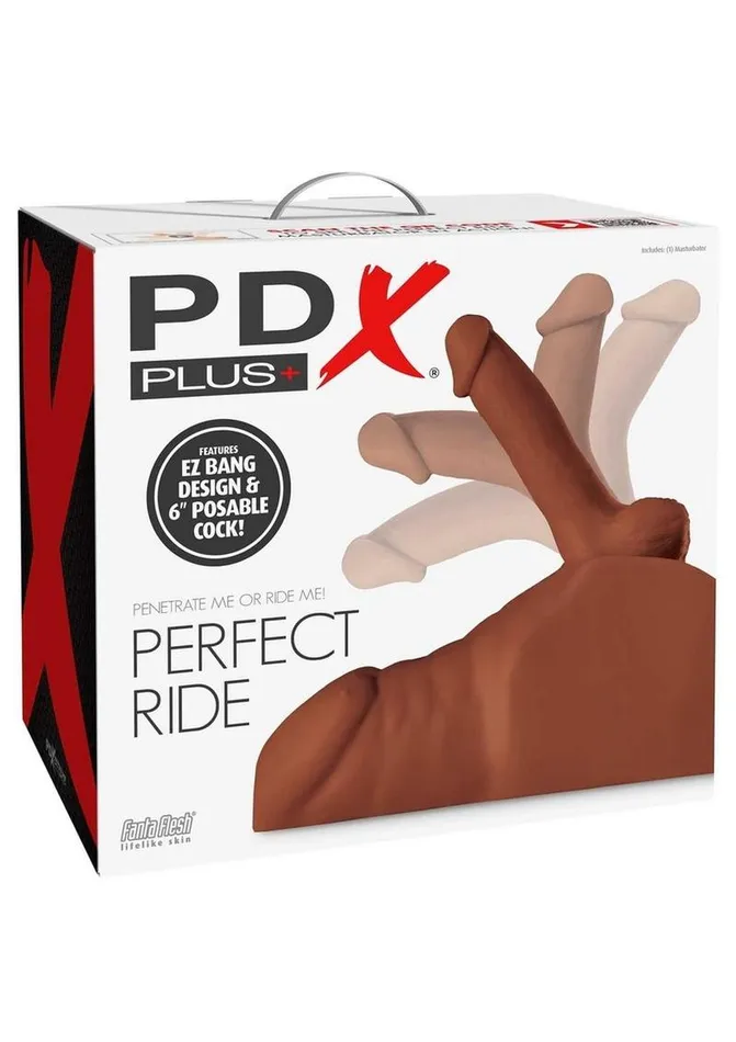 Pdx Plus Perfect Ride Posable Male Masturbator PDX Plus Male Sex Toys