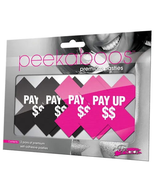 Peekaboos Vibrators Peekaboos Pay Up Pasties 2 sets