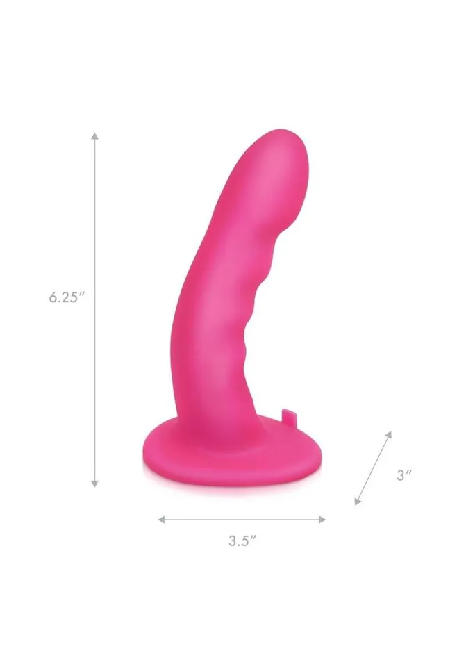 Pegasus Female Sex Toys Pegasus Curved Ripple Peg Rechargeable Dildo with Remote Control