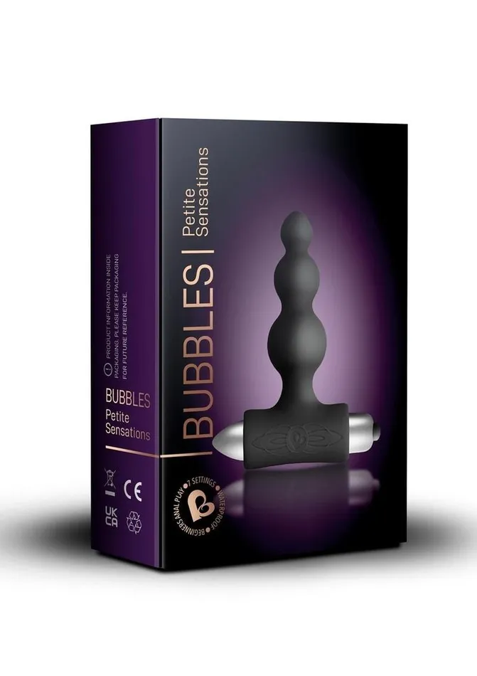 Petite Sensations Bubbles Silicone Vibrating Anal Stimulator Rocks Off Male Sex Toys