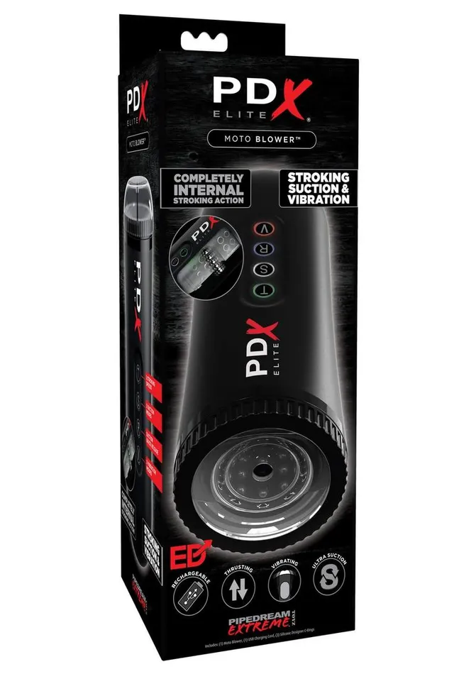 Pipedream Extreme Elite Moto Blower Masturbator PDX Elite Male Sex Toys