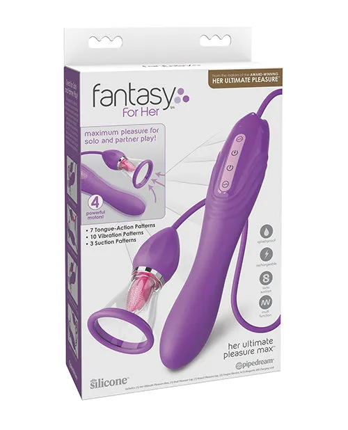 Pipedream Products Vibrators Fantasy For Her Ultimate Pleasure Max Purple