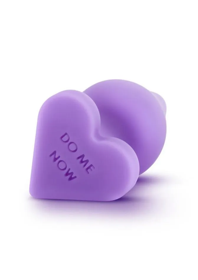 Play with Me Naughty Candy Heart Do Me Now Silicone Butt Plug Play with Me Anal