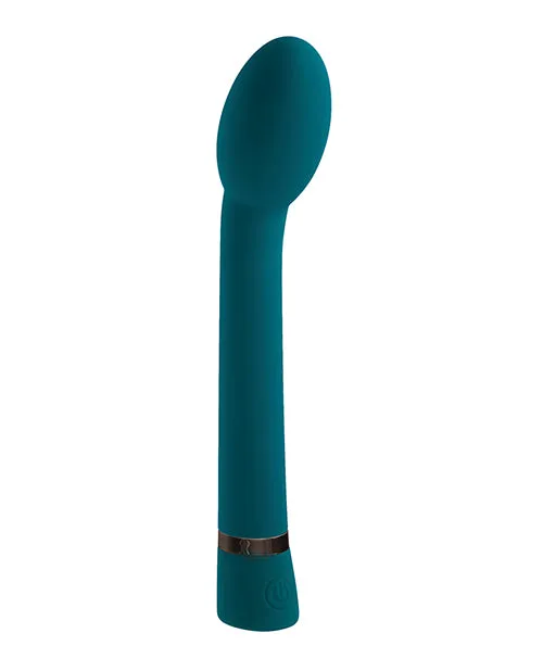 Playboy Pleasure On The Spot Gspot Vibrator Deep Teal Evolved Novelties INC Vibrators