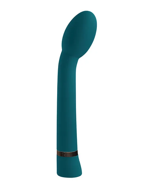 Playboy Pleasure On The Spot Gspot Vibrator Deep Teal Evolved Novelties INC Vibrators