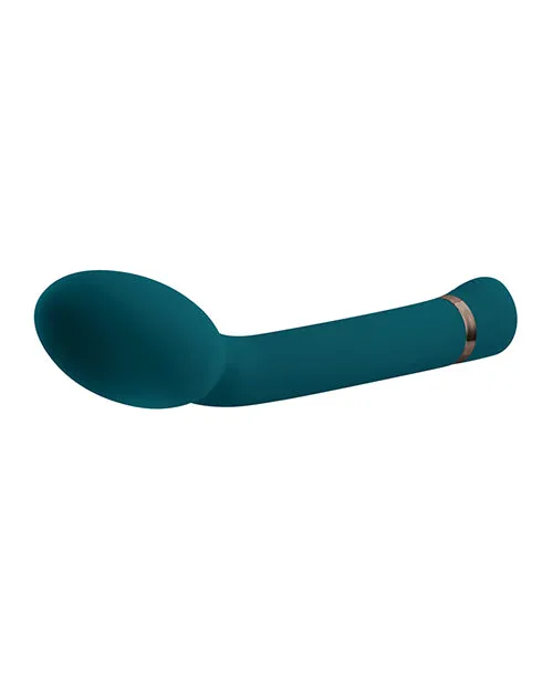 Playboy Pleasure On The Spot Gspot Vibrator Deep Teal Evolved Novelties INC Vibrators