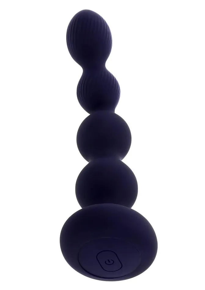 Pleasure Orbit Rechargeable Silicone Anal Beads with Remote Control Evolved Male Sex Toys