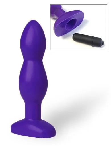 Pleasure Works Male Sex Toys Valentino Vibrating Silicone Anal Toy