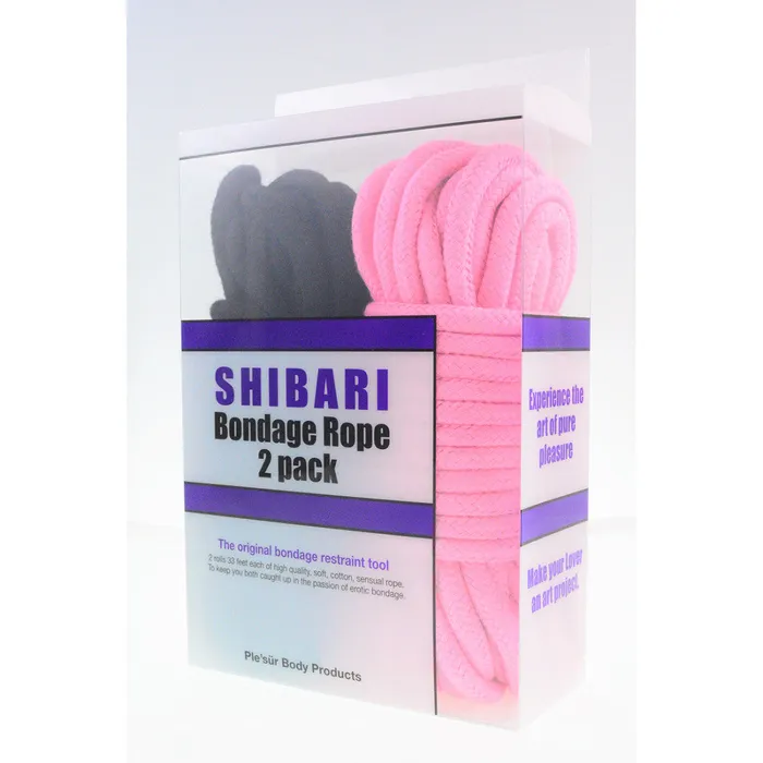 Plesur Company Shibari Soft Bondage Rope 2pk Couples