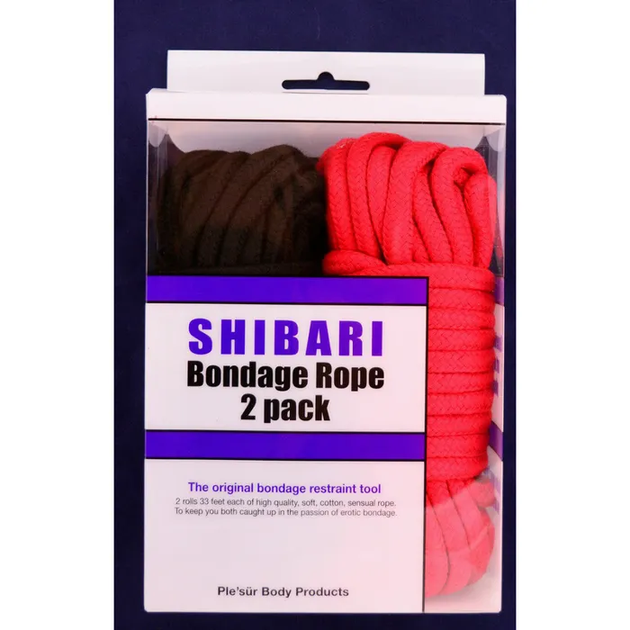 Plesur Company Shibari Soft Bondage Rope 2pk Couples