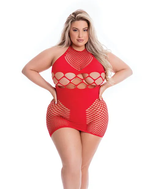 Plus Size Plus Size Red Girl Gone Bad Dress Rene Rofe