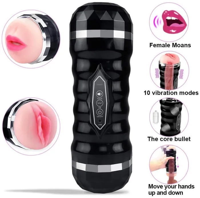 Pocketpussy with a Bullet Vibrator Best Pocket Pussy ADLTOYFUN Female Sex Toys