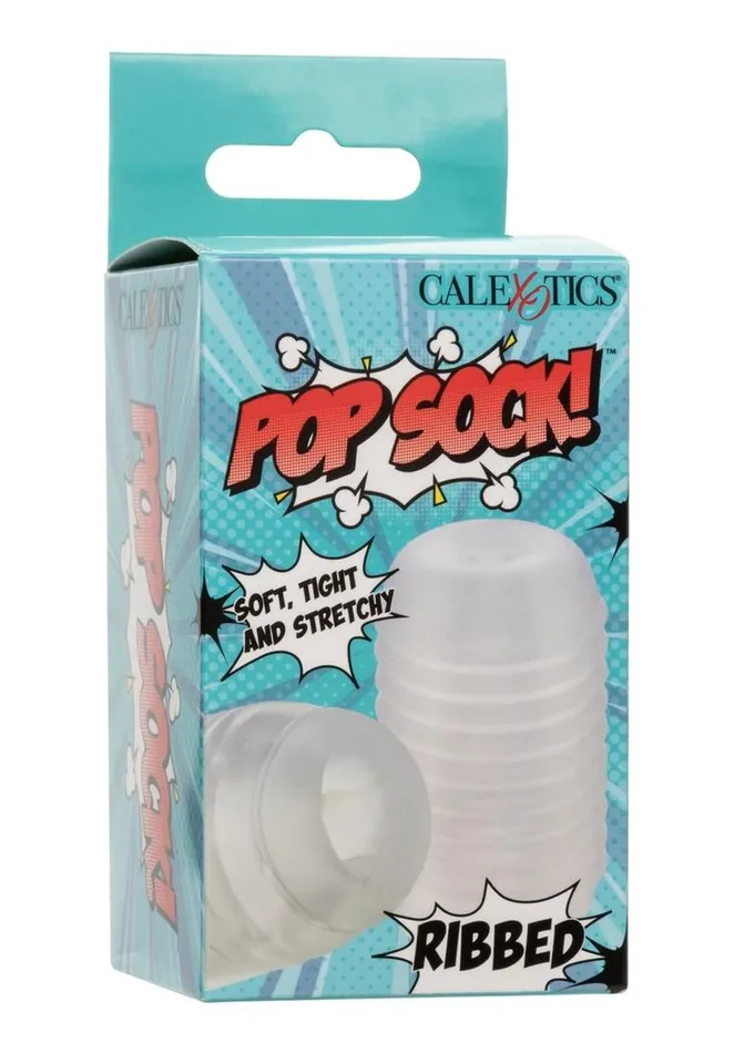 Pop Sock Pop Sock Ribbed Stroker Male Sex Toys