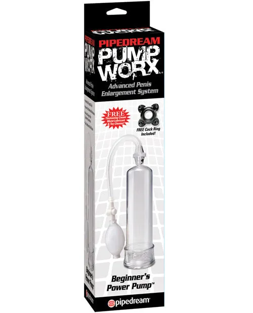 Pump Worx Beginners Power Pump Clear Pipedream Products Male Sex Toys