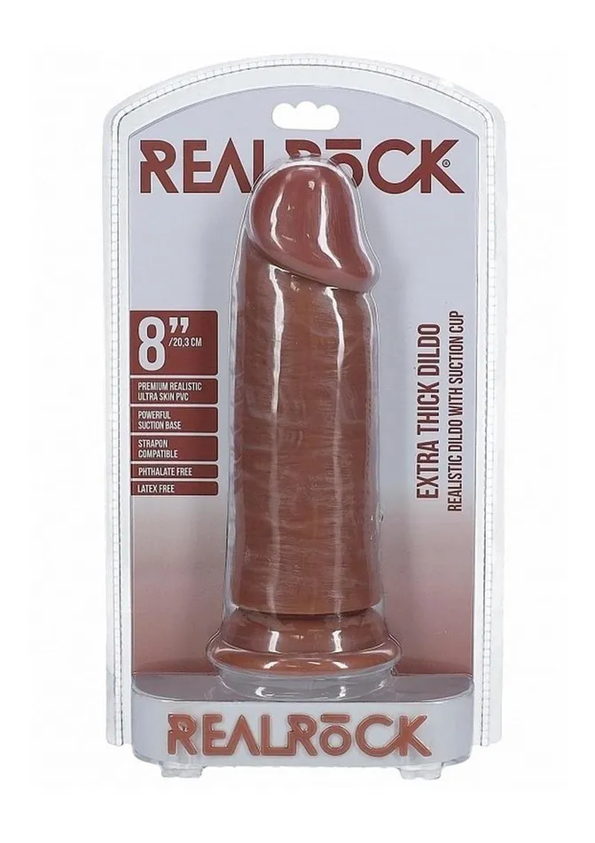 Realrock Ultra Realistic Skin Extra Thick No Balls Real Rock Female Sex Toys