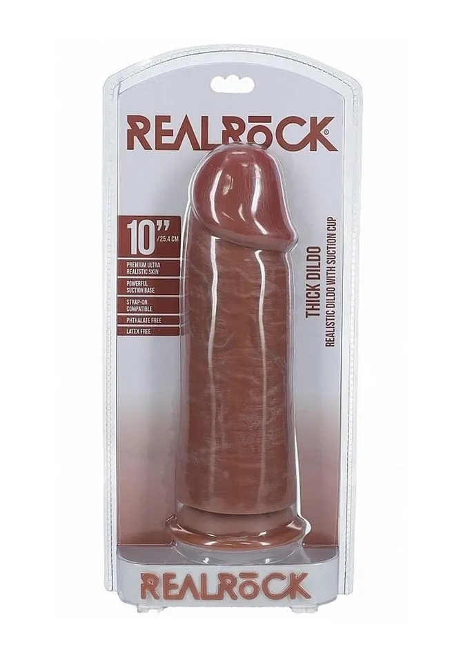 Realrock Ultra Realistic Skin Extra Thick No Balls Real Rock Female Sex Toys