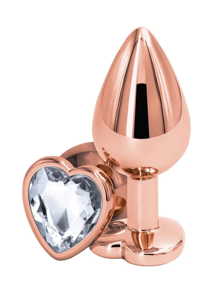 Rear Assets Rose Gold Heart Anal Plug Rear Assets Anal