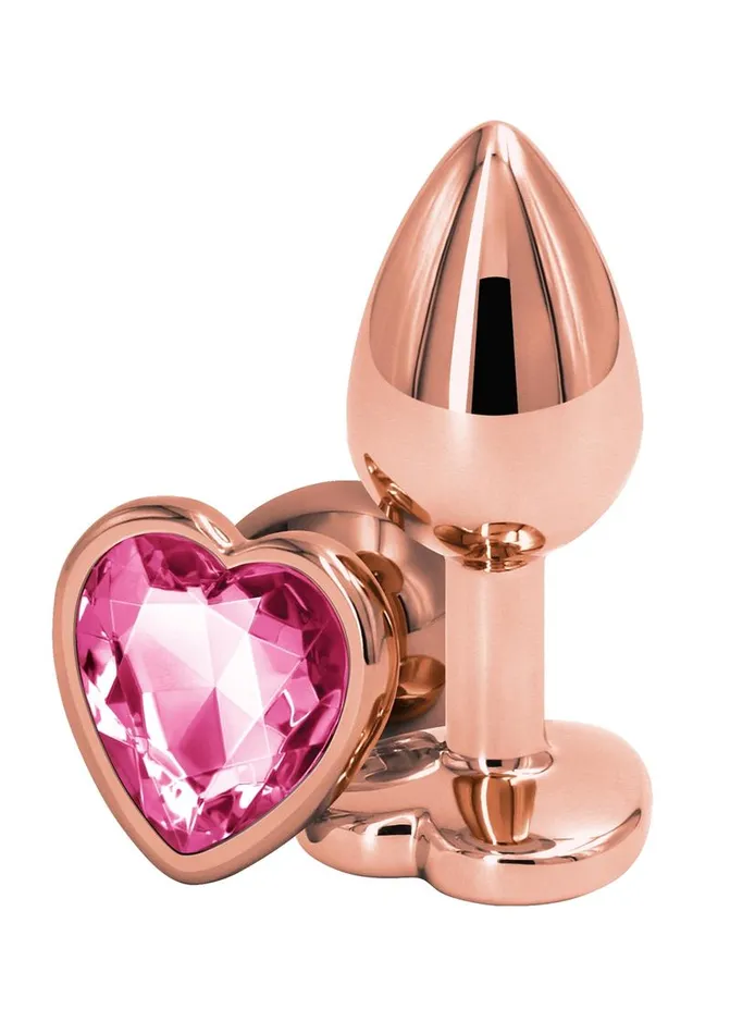 Rear Assets Rose Gold Heart Anal Plug Rear Assets Anal