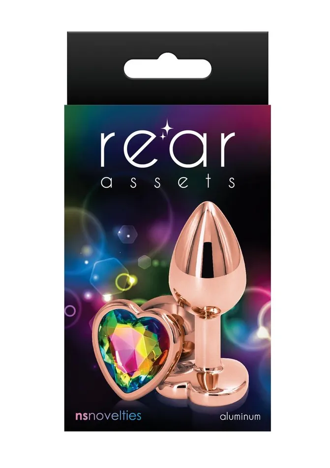 Rear Assets Rose Gold Heart Anal Plug Rear Assets Anal