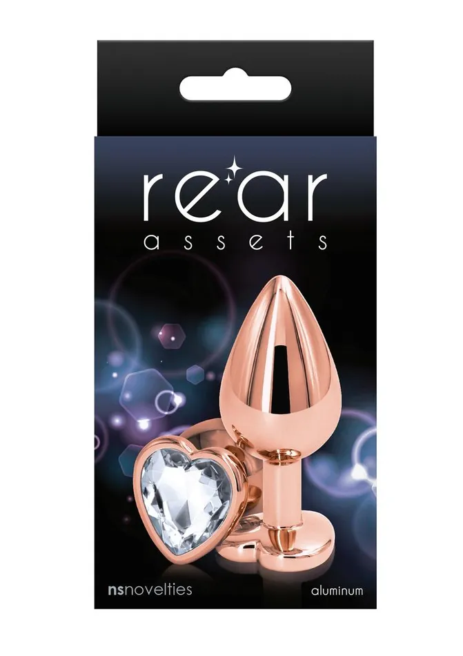 Rear Assets Rose Gold Heart Anal Plug Rear Assets Anal