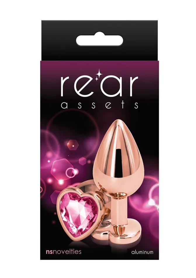 Rear Assets Rose Gold Heart Anal Plug Rear Assets Anal