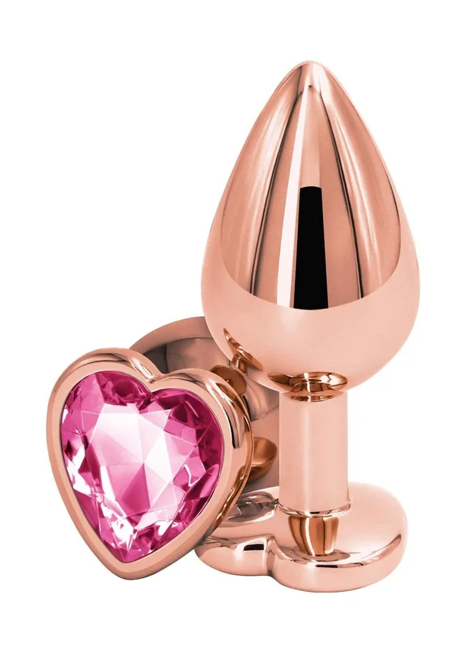 Rear Assets Rose Gold Heart Anal Plug Rear Assets Anal