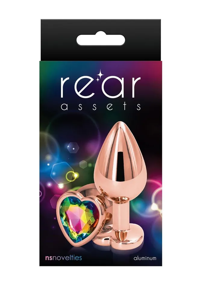 Rear Assets Rose Gold Heart Anal Plug Rear Assets Anal