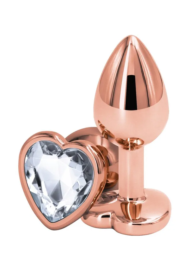 Rear Assets Rose Gold Heart Anal Plug Rear Assets Anal