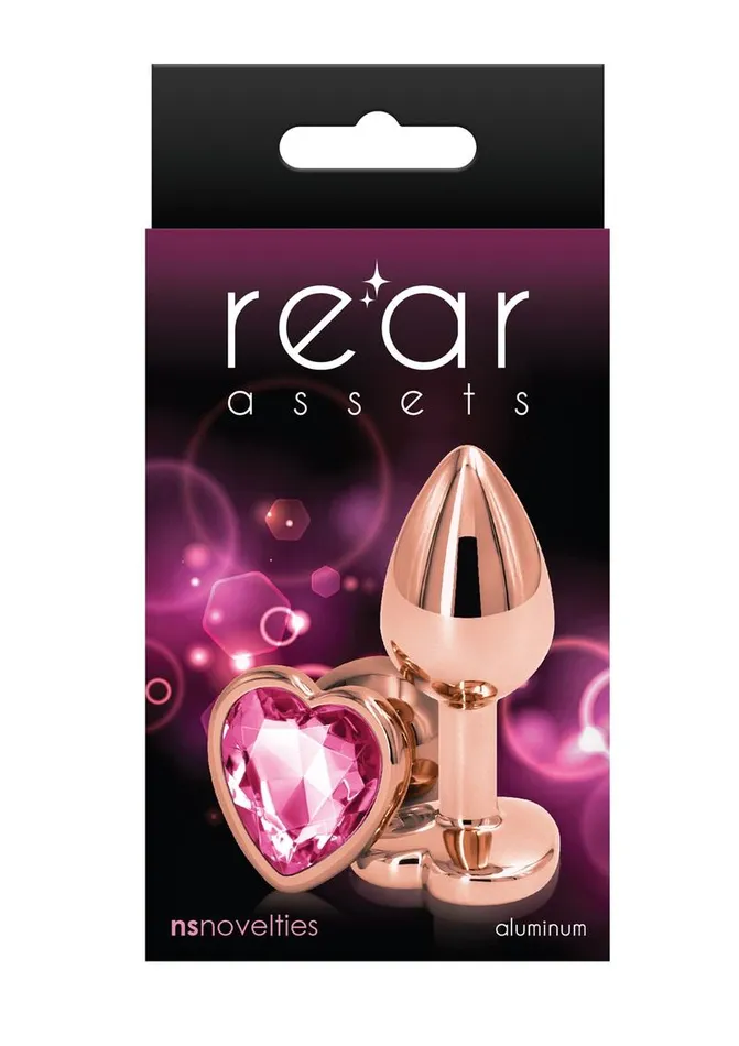 Rear Assets Rose Gold Heart Anal Plug Rear Assets Anal