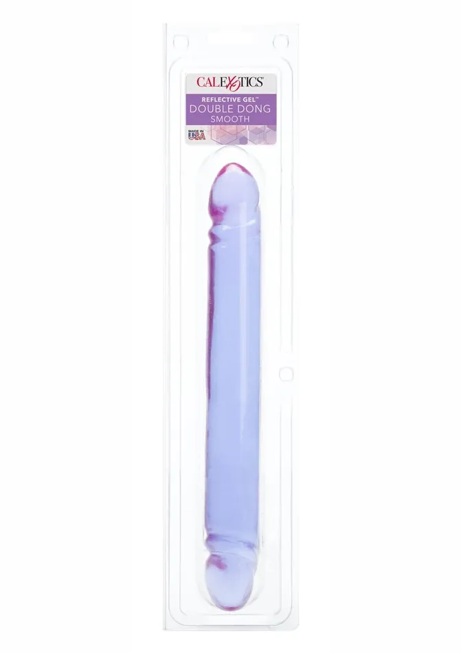 Reflective Gel Smooth Double Dildo Playful Dongs Dildos