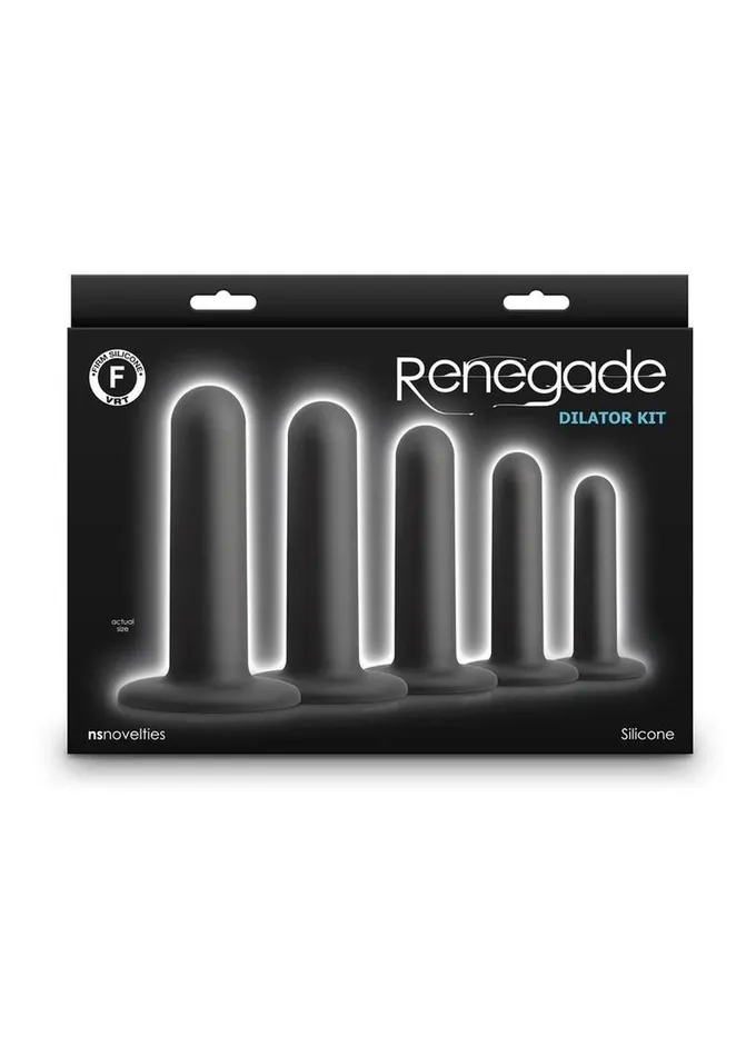 Renegade Male Sex Toys Renegade Dilator Kit Silicone Anal Plugs with Suction Cups