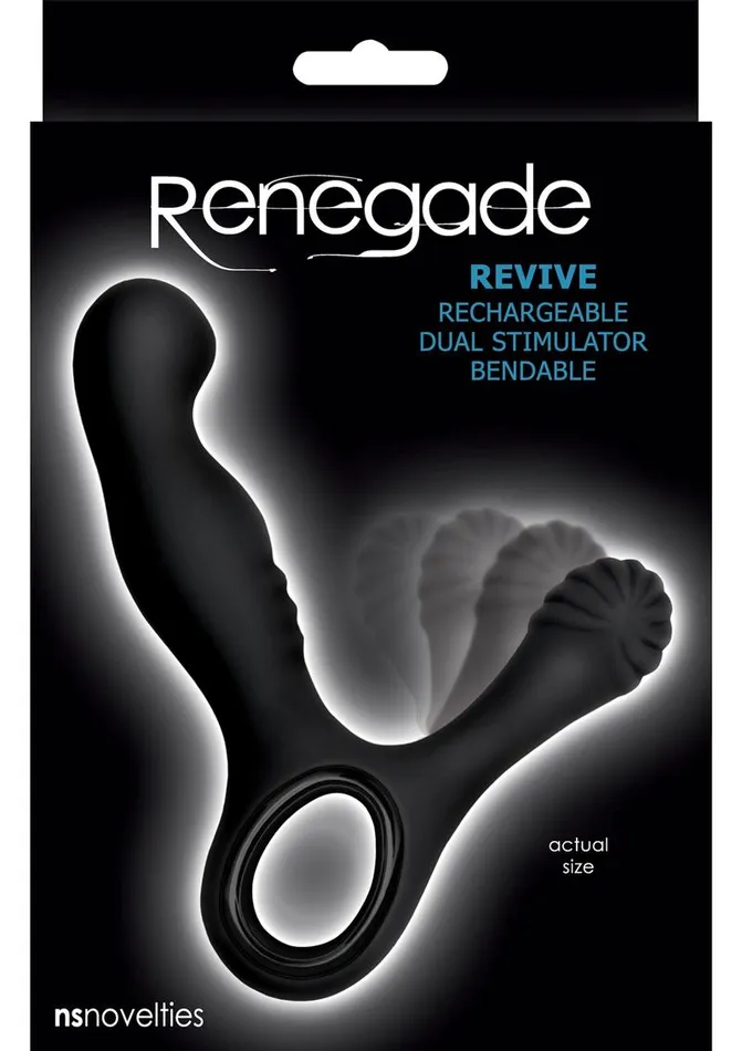 Renegade Renegade Revive Rechargeable Silicone Dual Stimulator Prostate Stimulator Male Sex Toys