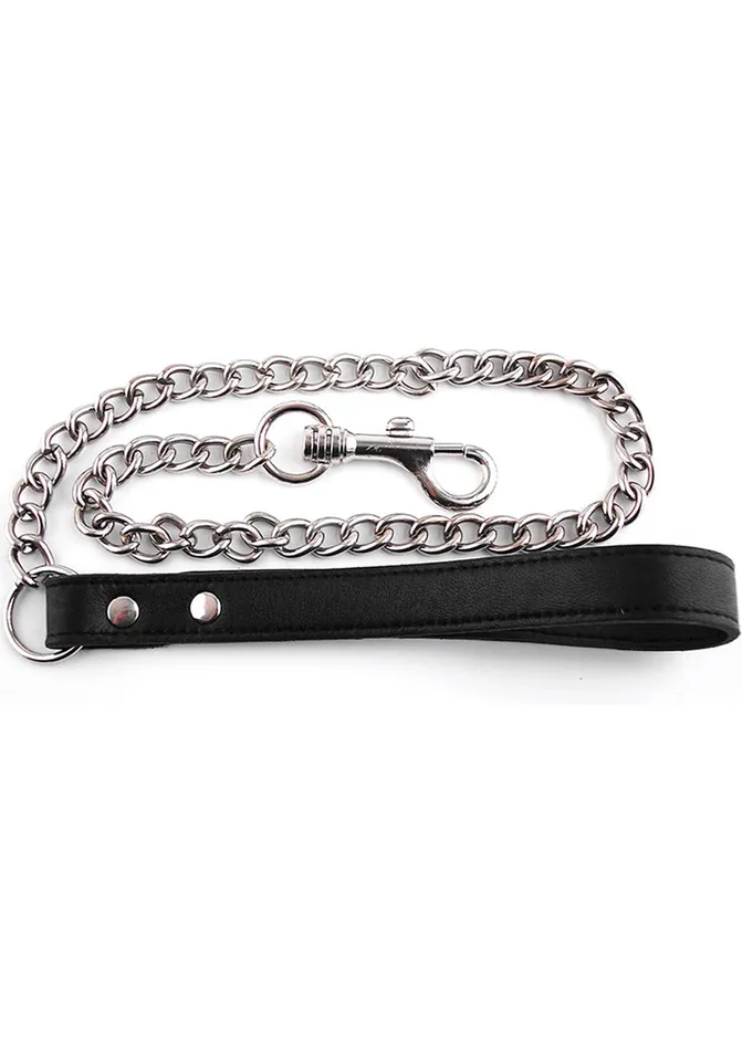 Restraints Rouge Rouge Leather Lead Chain