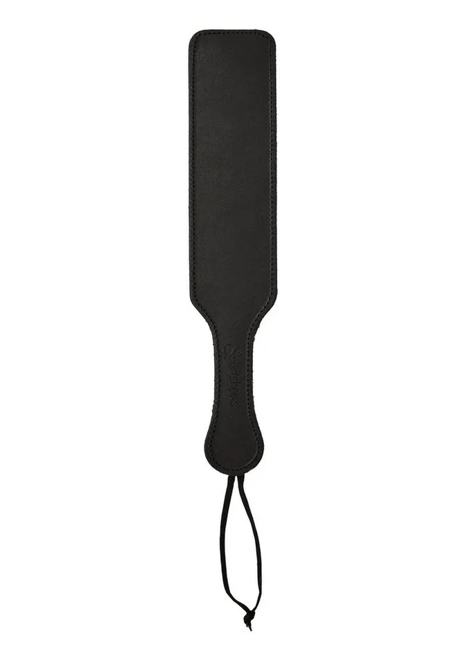 Restraints Sportsheets Sportsheets Leather Paddle with Fur