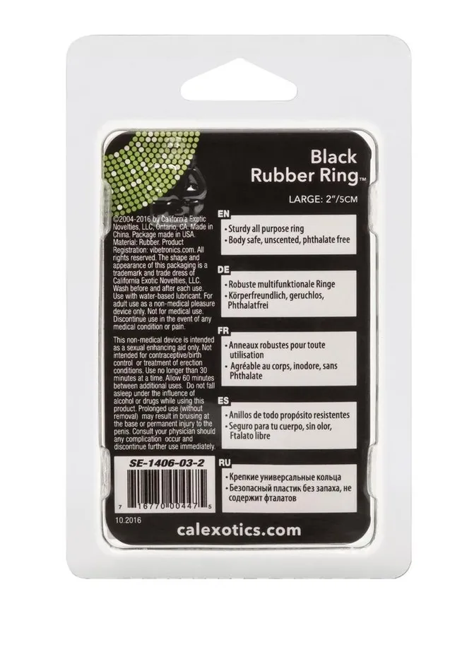 Rings Male Sex Toys Black Rubber Cock Ring