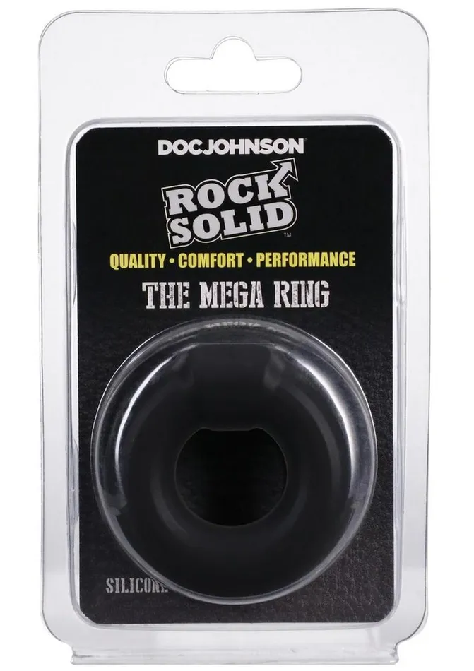 Rock Solid Male Sex Toys Rock Solid The Mega Ring Silicone Cock Ring