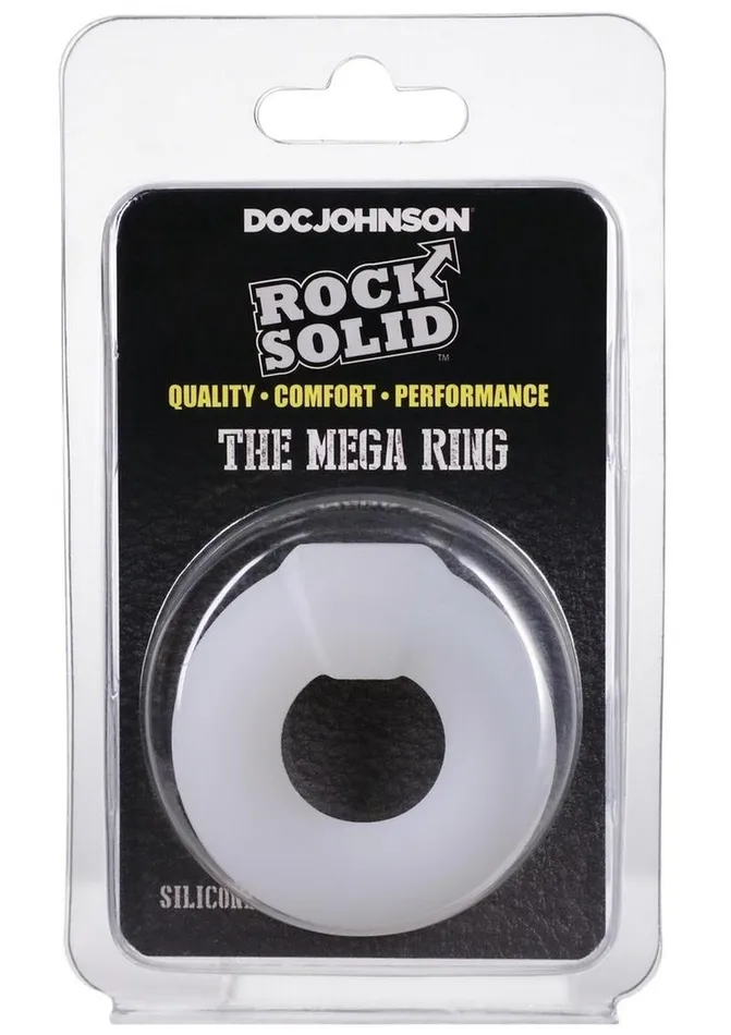 Rock Solid Male Sex Toys Rock Solid The Mega Ring Silicone Cock Ring