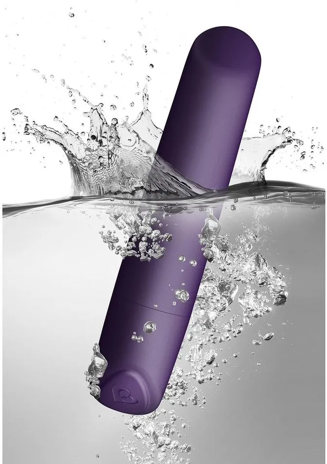 Rocks Off Female Sex Toys Sugarboo Sugar Damson Rechargeable Silicone Vibrator Bullet