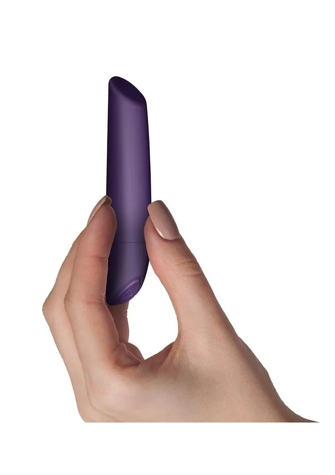 Rocks Off Female Sex Toys Sugarboo Sugar Damson Rechargeable Silicone Vibrator Bullet