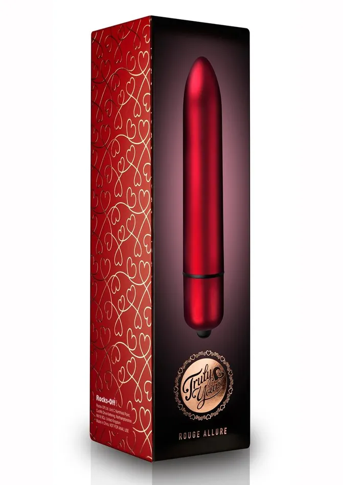 Rocks Off Female Sex Toys Truly Yours Rouge Allure Bullet Vibrator