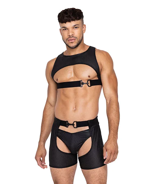 Roma Costume INC Anal Master Harness Black XL