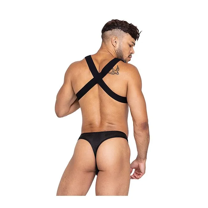 Roma Costume INC Anal Master Harness Black XL