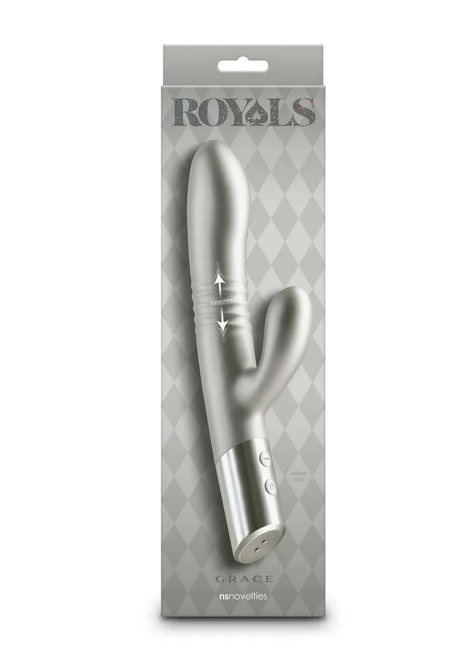 Royals Grace Rechargeable Silicone Rabbit Vibrator Royals Female Sex Toys