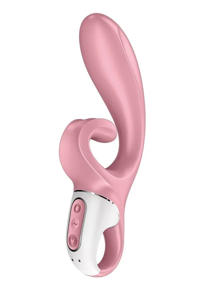 Satisfyer Hug Me Rechargeable Silicone Vibrator with Clitoral Stimulation Satisfyer Female Sex Toys