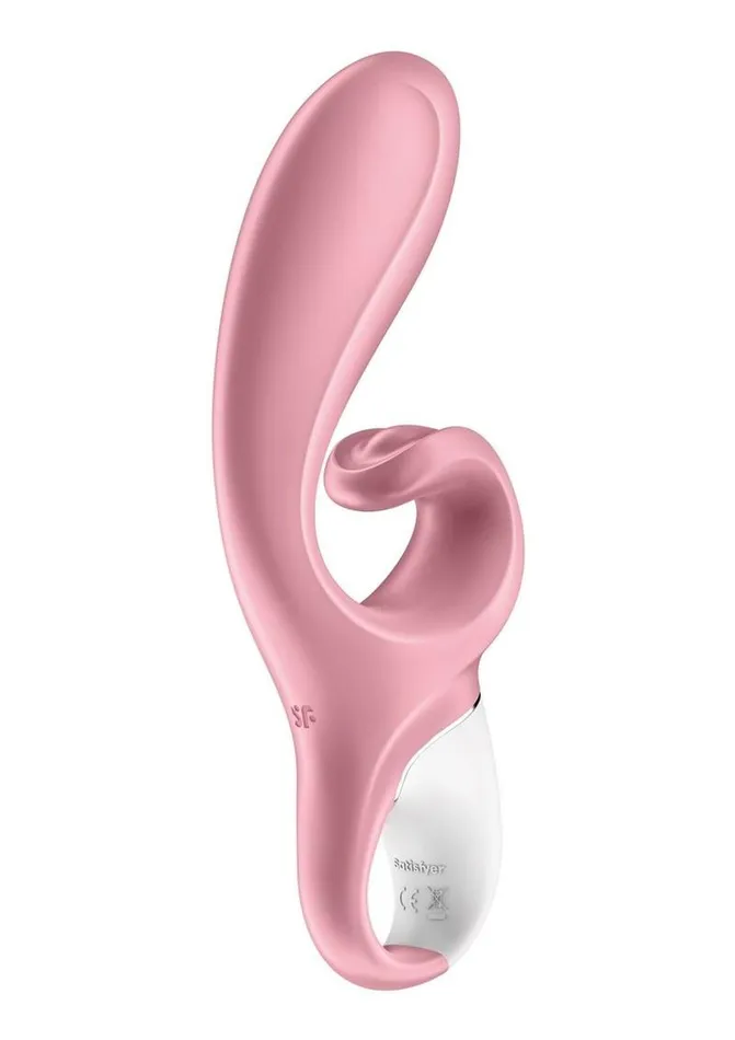 Satisfyer Hug Me Rechargeable Silicone Vibrator with Clitoral Stimulation Satisfyer Female Sex Toys