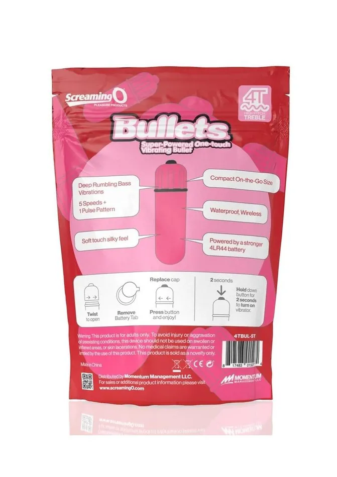 Screaming O 4t Bullet Vibrator Screaming O Female Sex Toys