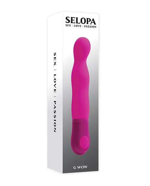 Selopa G Wow GSpot Vibe Pink Evolved Novelties INC Vibrators